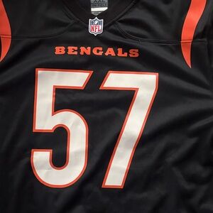Nike Bengals Black and Orange Men's Jersey.  PRATT
